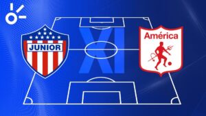 Posibles alineaciones del Junior vs América por la Copa BetPlay 2025