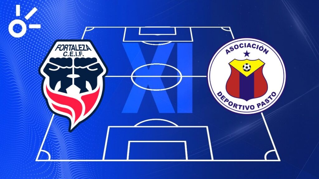 Posibles alineaciones de Fortaleza vs Deportivo Pasto.
