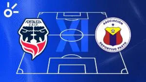 Alineaciones confirmadas de Fortaleza vs Deportivo Pasto por la Liga BetPlay 2025-II