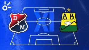 Alineaciones confirmadas del Medellín vs Bucaramanga por la Liga BetPlay 2025-II