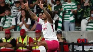 Luis Javier Suárez, en llamas: cuarto partido al hilo anotando en el Sporting de LIsboa