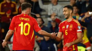 España estira su puntaje perfecto al despachar a Bulgaria en las Eliminatorias Europeas