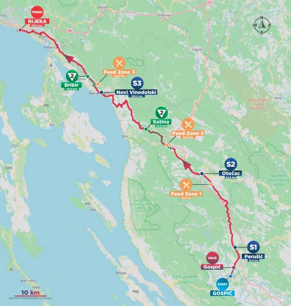 Tercera etapa de la CRO Race 2025. Foto: crorace.com