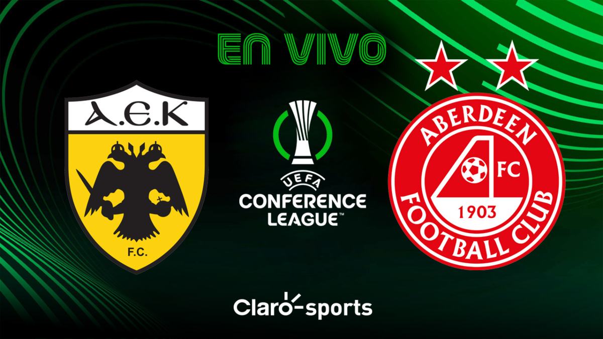 AEK Atenas vs Aberdeen, en vivo: transmisión partido UEFA Conference ...