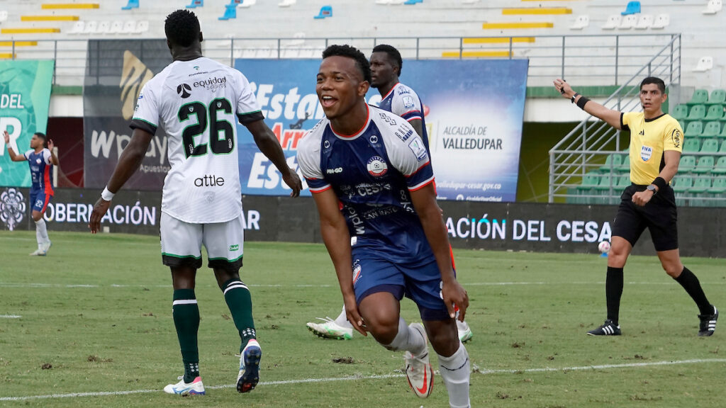 Jesús Muñoz celebra un gol. - Vizzor Image.