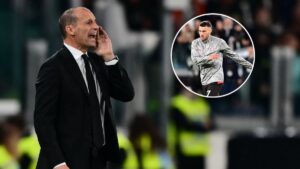 Allegri reconoce “su error” tras sustituir a Santi Gimenez ante Juventus