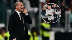 Allegri reconoce “su error” tras sustituir a Santi Gimenez ante Juventus