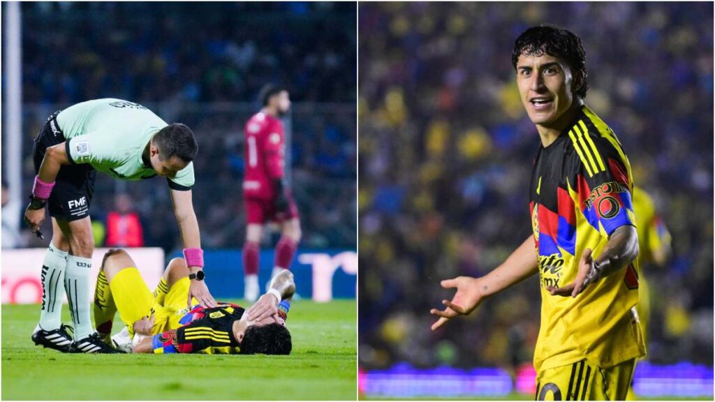 Dávila y Zendejas durante el encuentro ante Cruz Azul | Imago7