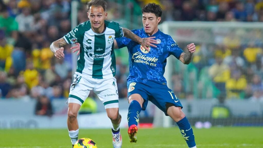 Santos ante América durante el Clausura 2025 | Imago7