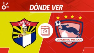 Aurora vs Mictlán en vivo: dónde mirar la Liga de Guatemala 2025