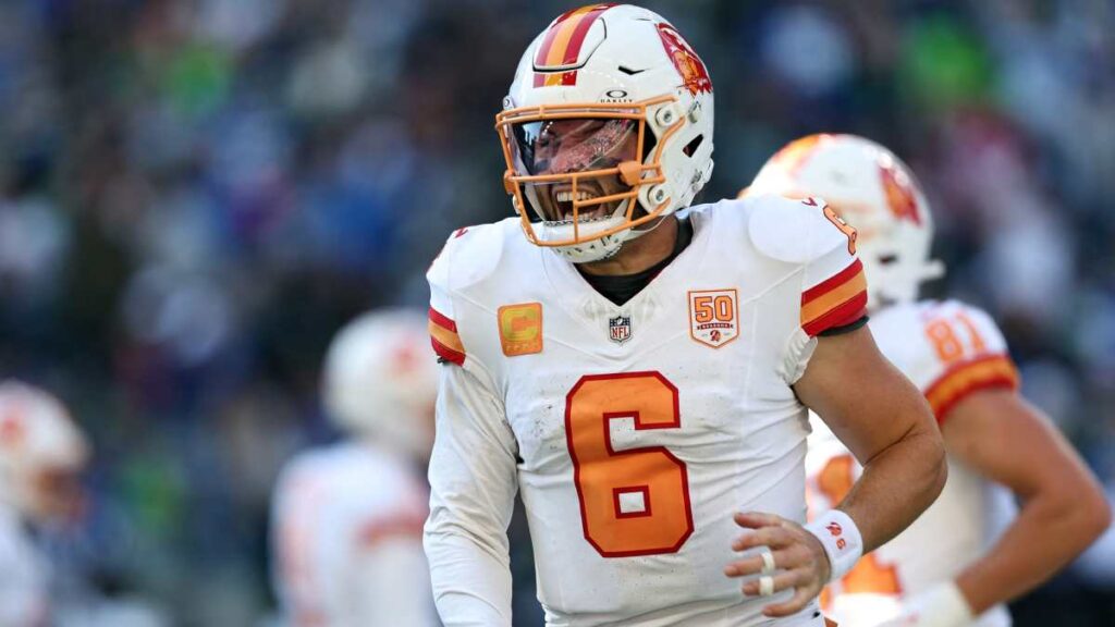 Baker Mayfield Seahawks vs Buccaneers, NFL 2025