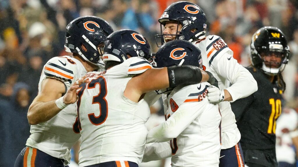 Chicago Bears en festejo de victorias