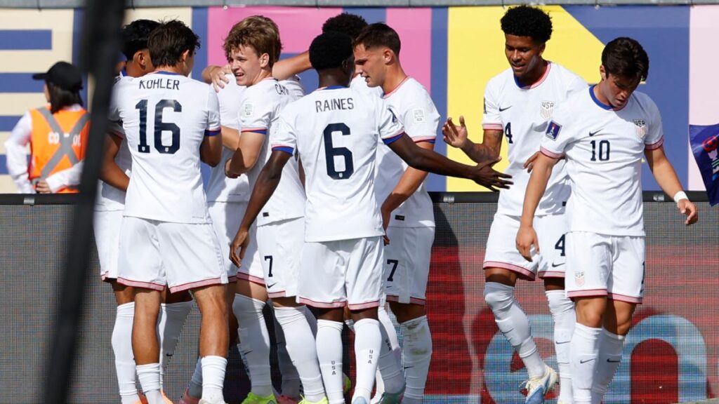 Estados Unidos vence a Italia en los octavos de final del Mundial sub 20