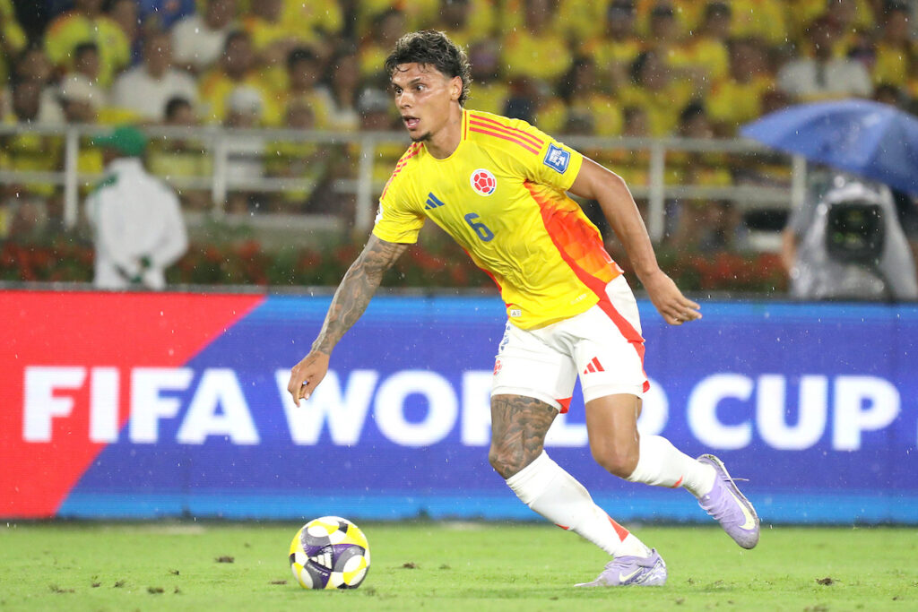 Ríchard Ríos, con la Selección Colombia. - Vizzor Image.