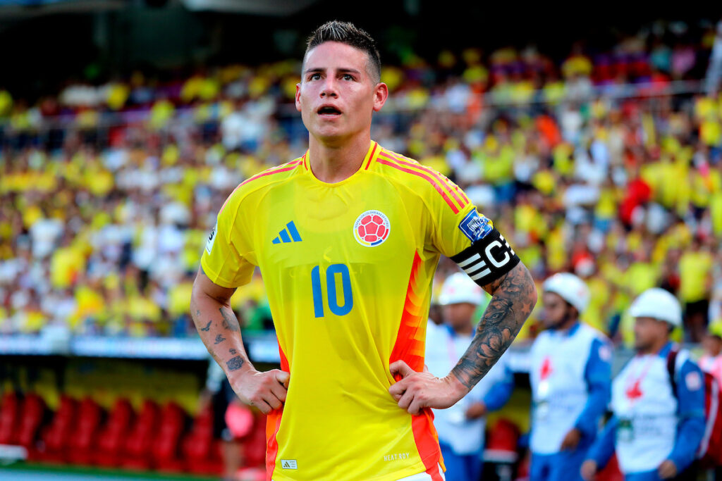 James Rodríguez, en un partido de la Selección Colombia. - Vizzor Image.