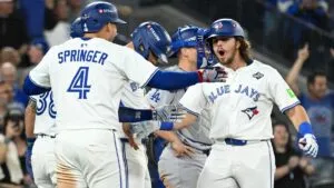 Grand slam de Addison Barger engalana la victoria de Blue Jays sobre Dodgers