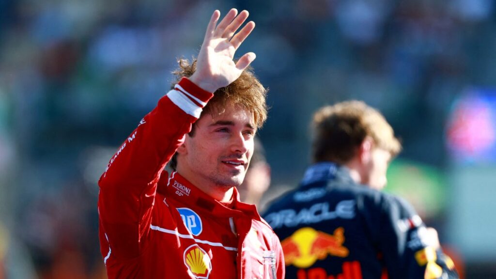 GP de México F1 2025: Charles Leclerc se sube al podio
