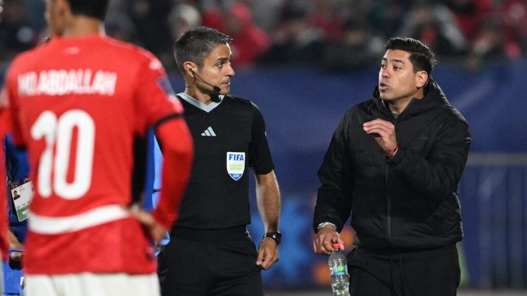 Nicolás Córdova en partido de Chile sub 20