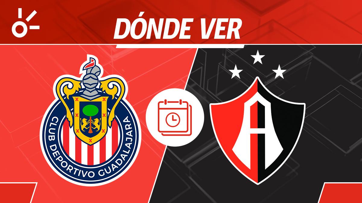 Chivas vs Atlas hoy en vivo: dónde ver el Clásico Tapatío de Liga MX 2025