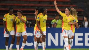Colombia golea a Perú en el estreno de la Liga de Naciones