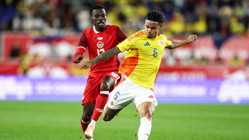 Richard Ríos ante Canadá | CHARLY TRIBALLEAU / AFP.