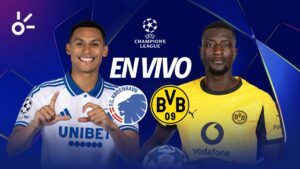 Copenhague vs Borussia Dortmund, en vivo el partido de la Champions League 2025