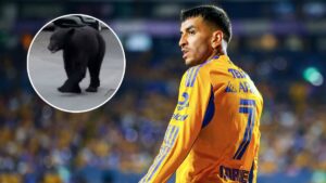 Un oso sorprende a la familia de Ángel Correa en Nuevo León