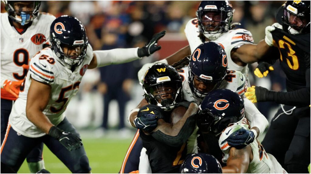 La defensa de Bears fue factor. IMAGN IMAGES via Reuters Connect
