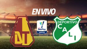 Deportes Tolima vs Deportivo Cali, en vivo el partido de la Liga betPlay 2025-II