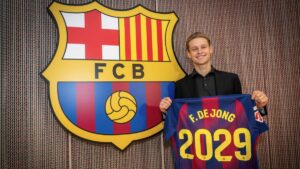 Frenkie de Jong asegura su futuro en el Barcelona hasta 2029 con cláusula millonaria
