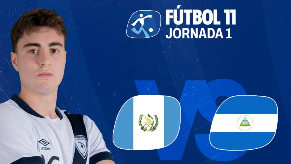 Guatemala vs Nicaragua, fútbol 11 en los Juegos Centroamericanos 2025 | @fedefut_oficial