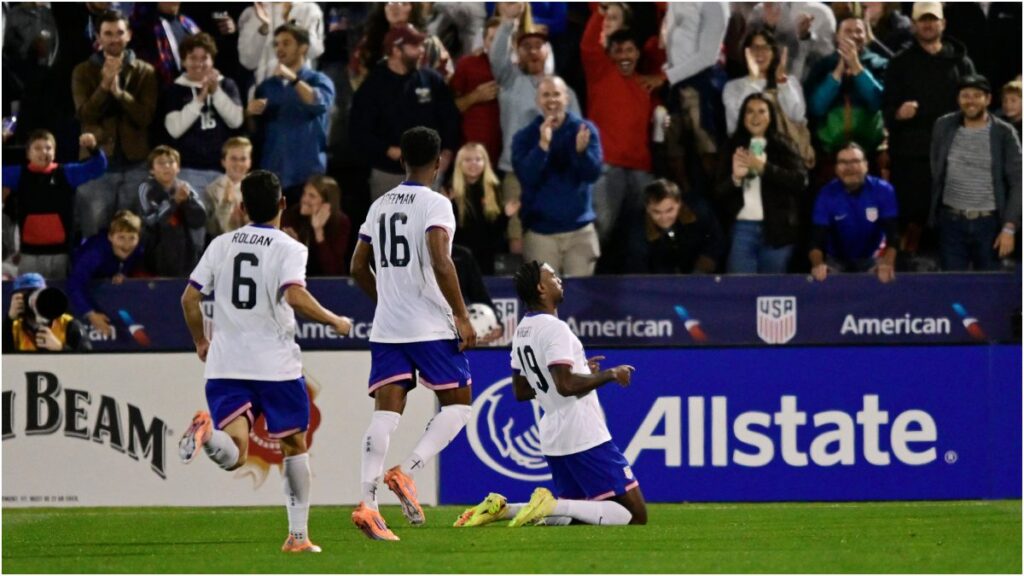 Haji Wright fue la figura del partido. DUSTIN BRADFORD / GETTY IMAGES NORTH AMERICA / Getty Images via AFP