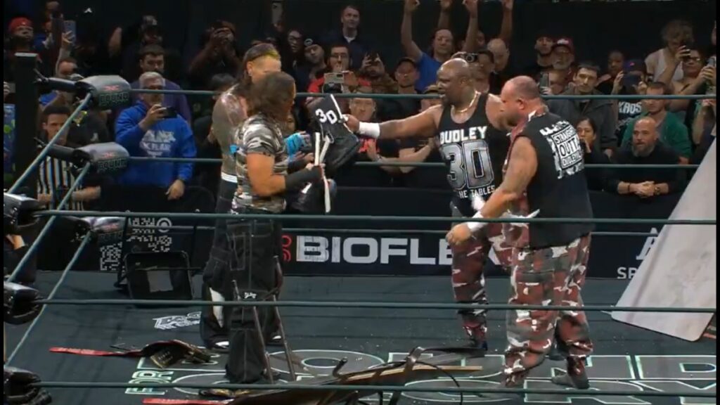 The Hardys triunfaron ante  Team 3D