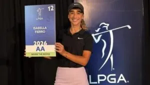 La golfista mexicana Isabella Fierro recupera su tarjeta LPGA para 2026