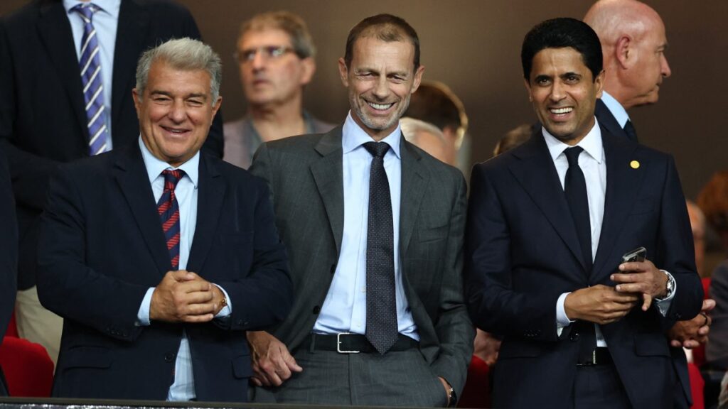 Una reunión a la que fue invitado Joan Laporta, presidente del Barcelona, coloca más cerca al cuadro culé de la UEFA que de la Superliga