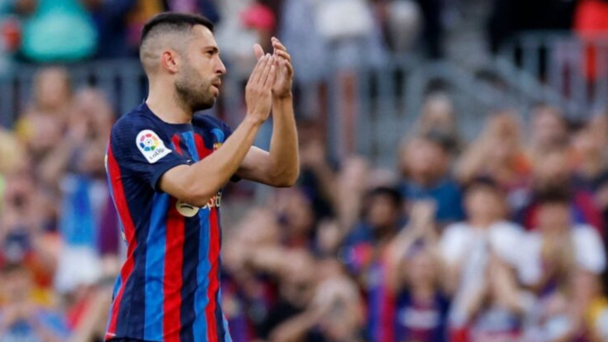 Jordi Alba con el Barcelona