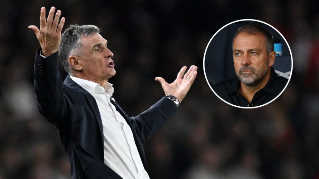 Cruce de declaraciones entre Mendilibar y Flick. Reuters