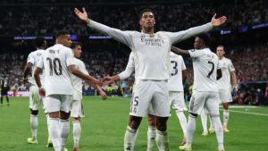 Bellingham se estrena y Courtois celebra su partido 300 con triunfo del Real Madrid