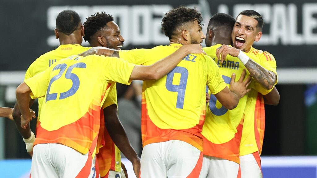 Jugadores de Colombia celebrando | Omar Vega/Getty Images/AFP.
