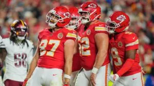 Chiefs domina a Commanders y suma tres victorias al hilo en NFL 2025