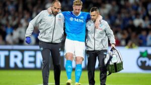 ¡Malas noticias! Napoli confirma grave lesión de Kevin de Bruyne