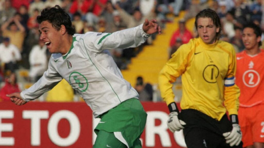 Tim Krul con Países Bajos en el Mundial sub 17 de Perú 2005