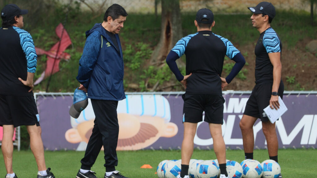 Luis Fernando Tena, durante un entrenamiento. (FFG)
