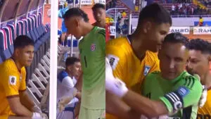 Grande de verdad: el emocionante gesto de Keylor Navas para con Rodríguez tras la goleada