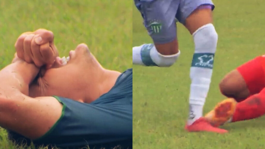 La entrada sobre Santis. (captura TV Azteca GUATE)