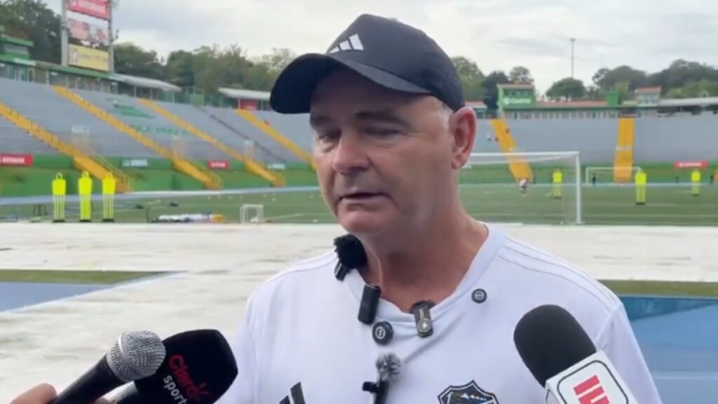 Sopegno, durante una atención a la prensa. (captura espn)Sopegno, durante una atención a la prensa. (captura espn)