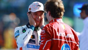 Lando Norris se ríe de los abucheos en el GP de México 2025