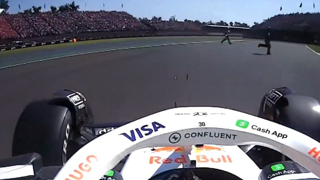 Liam Lawson durante el GP de México