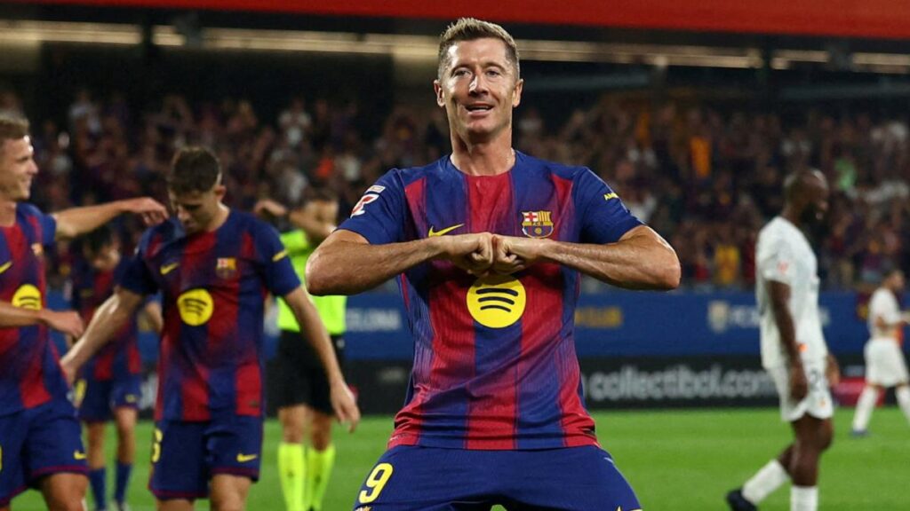 ¡Más lesiones en Barcelona! Robert Lewandoski se perdería un mes con rotura muscular 