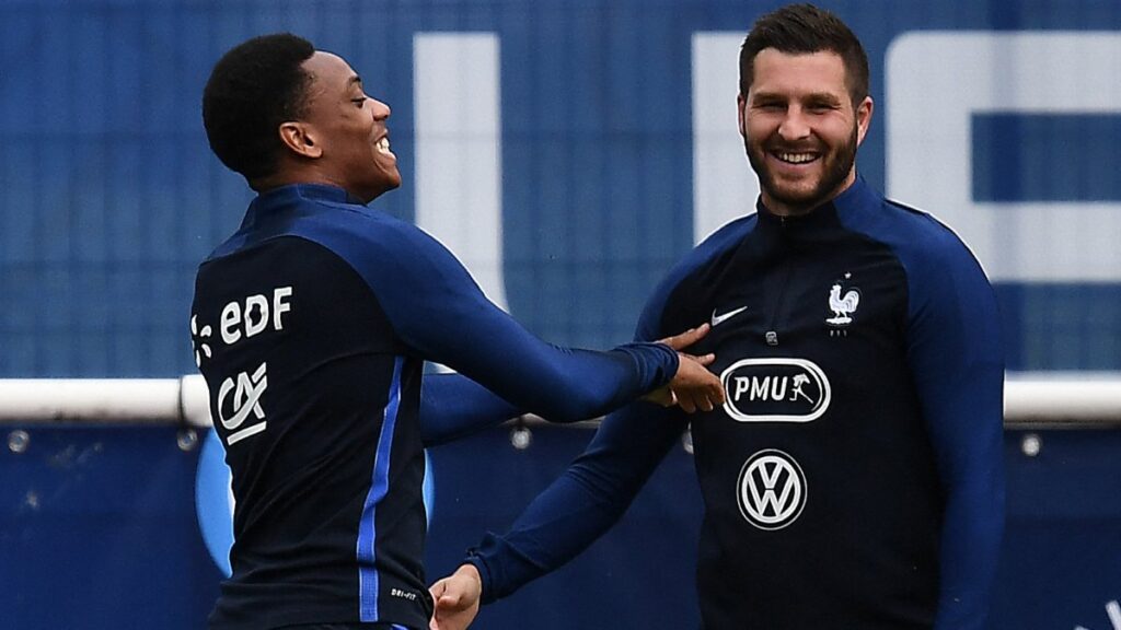 Gignac y Martial jugaron juntos con Francia en el 2016 y ahora se enfrentarán en la Liga MX